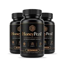 Three bottles of Honeypezil capsules